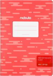 Nebulo Nebulo Basic+ 32 Lapos A5 Négyzetrácsos Füzet