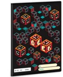 Ars Una Ars Una: Geek mintás sima füzet A/5 20-32