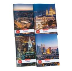 Herlitz City A4 Vonalas Füzet - Többfajta, 32Lapos
