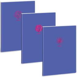 Ars Una Ars Una: Soft Touch Violet Spring extra kapcsos ponthálós füzet A/4