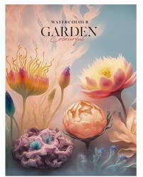 Shkolyaryk Publishing House Garden A5 Kockás Füzet - Többfajta, 48 Lapos