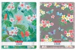 Herlitz Ladylike A4 80lapos perforált kockás spirálfüzet (50044238) (50044238)