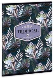 Ars Una Ars Una: Floral Palm Leaf négyzethálós füzet A/5 40lapos