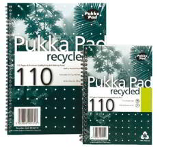 Pukka Pad Pad Recycled A4 Vonalas Spirálfüzet - 55 Lapos