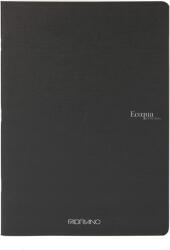 Fedrigoni Ecoqua Original A4 Vonalas Füzet - 40 Lapos, Fekete