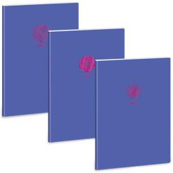Ars Una Ars Una: Soft Touch Violet Spring extra kapcsos vonalas füzet A/4
