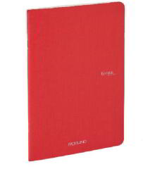 Fedrigoni Ecoqua Original A4 Kockás Füzet - 40 Lapos, Piros