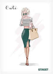 STREET Füzet Street Cute A/5 54 Lapos Vonalas
