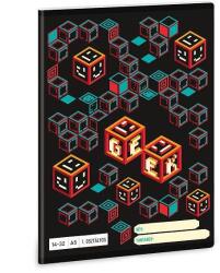 Ars Una 1. osztályos vonalas füzet A5 - Geek piros (53582560)