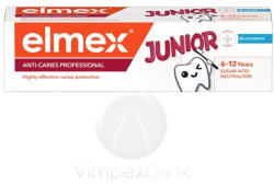 Elmex fogkrém 75ml Anti-Caries Prof. Jun - delfinbuvar