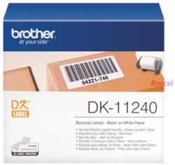 Brother Etikett címke DK-11240, 102mm x 51mm, Elővágott (stancolt), Fehér alapon fekete, 600 db (DK11240) - berczitech