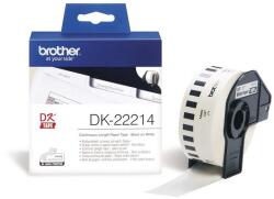 Brother DK-22214 12mm x 30, 48m folytonos öntapadós fehér szalagcímke (DK22214)