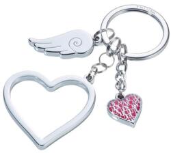 TROIKA Kulcstartó, 3 charm dísszel, TROIKA "LOVE IS IN THE AIR (TROKR1701CH) - fiorex