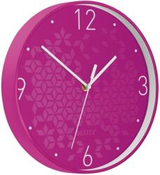 Leitz Ceas silentios pentru perete, WOW, roz, Leitz E90150023 (E90150023)