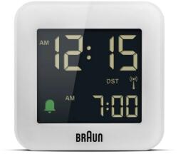 Braun BC 08 W-DCF Rádióvezérelt ébresztőóra - Fehér