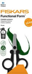 Fiskars Olló, összecsukható, 11 cm, FISKARS Functional Form Renew , fekete (1075352)