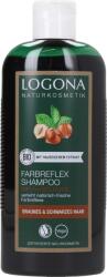 LOGONA Színreflex sampon - barna-fekete - 250 ml