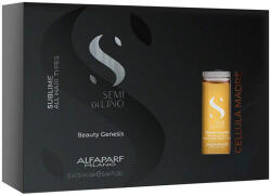 ALFAPARF Milano Semi Di Lino Sublime Cellula Madre Beauty Genesis hajregeneráló ampulla, 12x13 ml - hajpatika