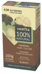 VENITA 100% natural gyógynövényes hajfesték 4.34 gesztenye barna 100 g