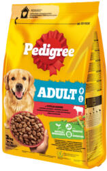 PEDIGREE PEDIGREE Adult, M-XL, Vită și Legume, hrană uscată câini, 3kg
