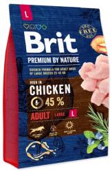  Krmivo Brit Premium by Nature Adult L 3kg