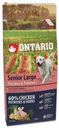 Krmivo Ontario Senior Large Chicken & Potatoes 12kg