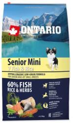 Krmivo Ontario Senior Mini Fish & Rice 6, 5kg