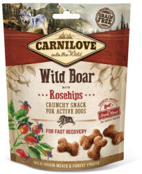 CARNILOVE Dog Jutalomfalat Crunchy Wild boar&rosehips - Vaddisznóhús csipkebogyóval 200g