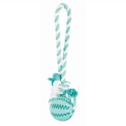 TRIXIE Játék Denta Fun Labda Kötéllel/24cm (3299) - premiumeledel