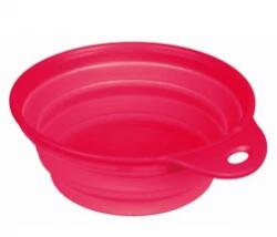 TRIXIE összecsukható szilikon tál utazáshoz tömör peremmel 1l/18cm (25018) - premiumeledel