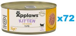 Applaws Kitten Csirke zselében 72x70 g