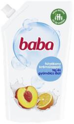 Baba Folyékony szappan utántöltő, 0, 5 l, BABA, tej és gyümölcs (KHT454) - tintasziget