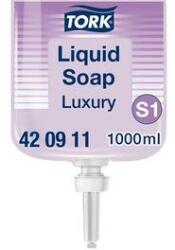 Tork Folyékony szappan, 1 l, S1 rendszer, TORK "Luxury", lila (khh794) - irodaszer