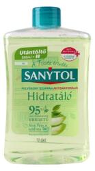 Sanytol Antibakteriális folyékony szappan, utántöltő, 500 ml, SANYTOL, zöld tea és aloe vera (KHT1017) - becsiirodaker