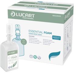 Lucart Habszappan, utántöltő, 1 liter, LUCART "IDENTITY Essential", fehér (KHH804)