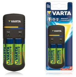 VARTA Pocket akkutöltő + AA 2600 mAh x 4 (R2U) (57642101471) (57642101471)