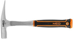 NEO TOOLS Kőműveskalapács Keskeny Fejjel, 600 g , Monoblokk, Kétkomponensű Markolat