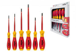 Wiha 35389 SoftFinish Electric SlimFix VDE Csavarhúzó Készlet - SL/PH, 6 Részes
