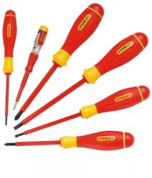 STANLEY 0-65-441 Fatmax 6 db-os Szigetelt Csavarhúzó Készlet