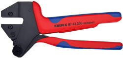 KNIPEX crimp system pliers 97 43 200 A, crimpzange (red/blue, without crimed use) (97 43 200 A) - vexio Cleste