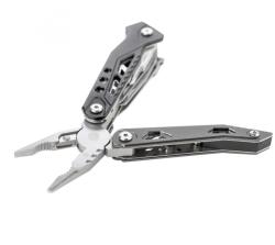 SOMOGYI True Utility Handyone, TU181, 18 in 1, 7 cm penge, mágneses bitfej tartó, 9 féle bitfej, rozsdamentes acélváz, eluxált alumínium fogantyú (TU181)