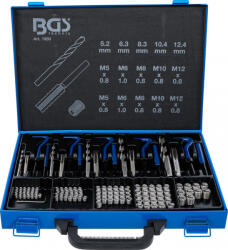 BGS technic Technic Menetjavítókészlet M5 - M12 130 darabos (BGS-1950) (BGS-1950)