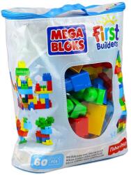 Mega Bloks Mega Bloks: Klasszikus színű építőkocka szett táskában - 60 db (DCH55)