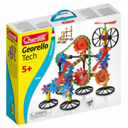 Quercetti Georello 3D-S Építőjáték - 5 Éves kortól, 190db-os, Lányoknak és Fiúknak