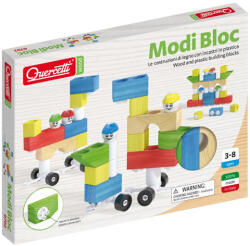 Quercetti Modi Bloc Premium Fa És Műanyag Építőjáték - 3 Éves kortól, 30db-os, Lányoknak és Fiúknak