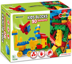 Wader Kids Bloks 90 db-os Építőelemek Szett - 1 Éves kortól, Lányoknak és Fiúknak