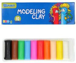 Spirit Színes Modellező Gyurma Szett - 10 db, 200 g