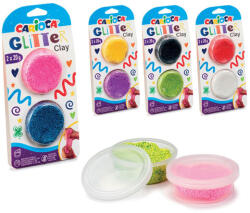 CARIOCA Glitter Csillámos Gyurma Csomag - 2 db, 20 g