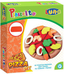 Luna Plastelito Pizza Gyurma Szett Formákkal