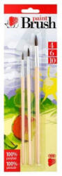 ICO 'Süni' 4-6-10 méret fa ecsetkészlet (TICSUE461N)